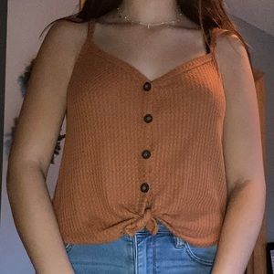 Orange tank top